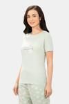 Amante Scoop Neck Sleep Tee - Dream Print — thumbnail 2